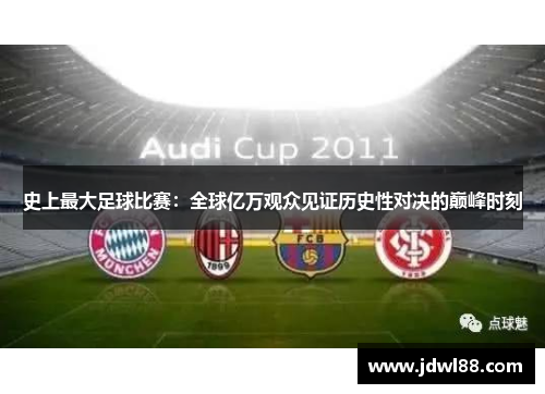 史上最大足球比赛：全球亿万观众见证历史性对决的巅峰时刻